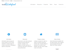 Tablet Screenshot of flwaterfront.com